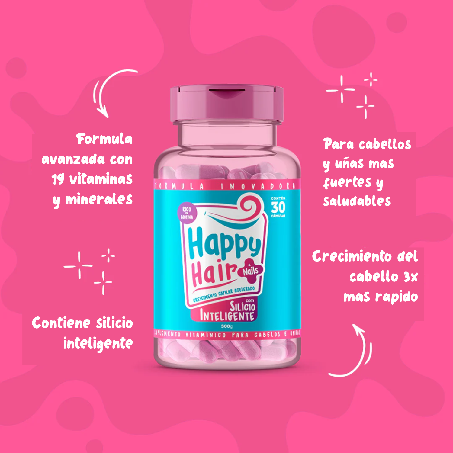 Happy Hair - Producto Top en todo Latinoamerica